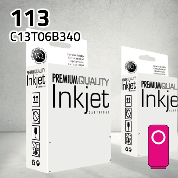 Marca Clone para Epson C13T06B340 (113) Magenta (70 ml)