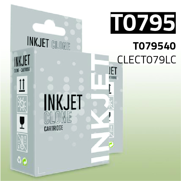 [CLECT079LC] Cartucho Epson T079540 Light cian | 10 ml | compatible