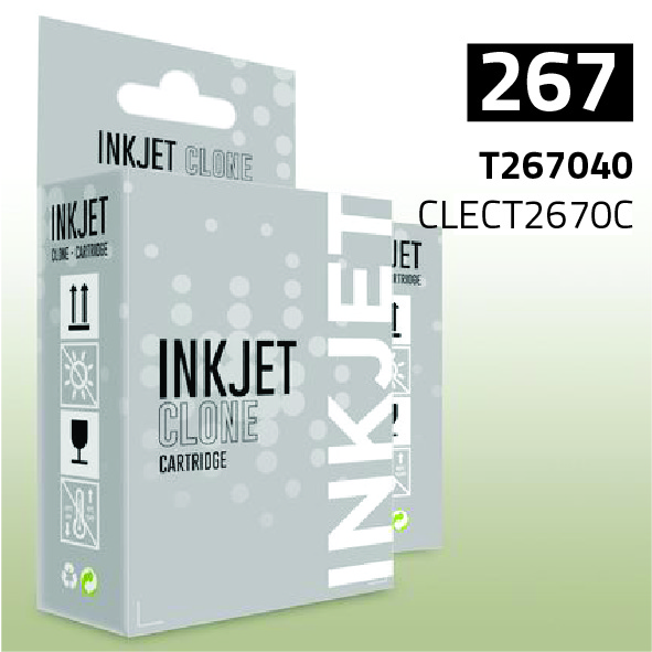 Marca Clone para Epson T267040 (267) Color (11,4 ml)