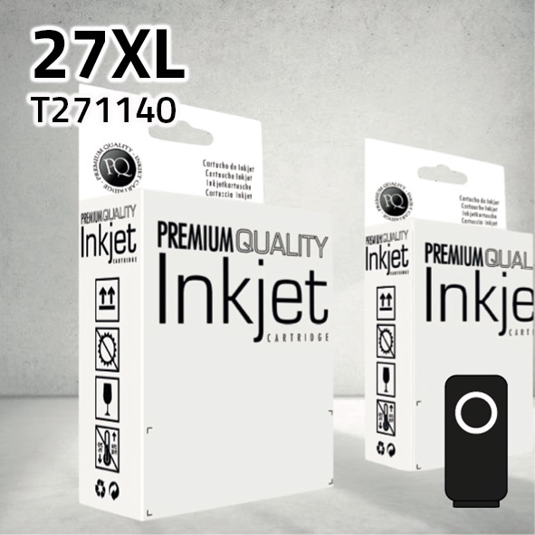 [CLECT2711XN] Cartucho Epson T271140 (27XL) negro | 35 ml | compatible