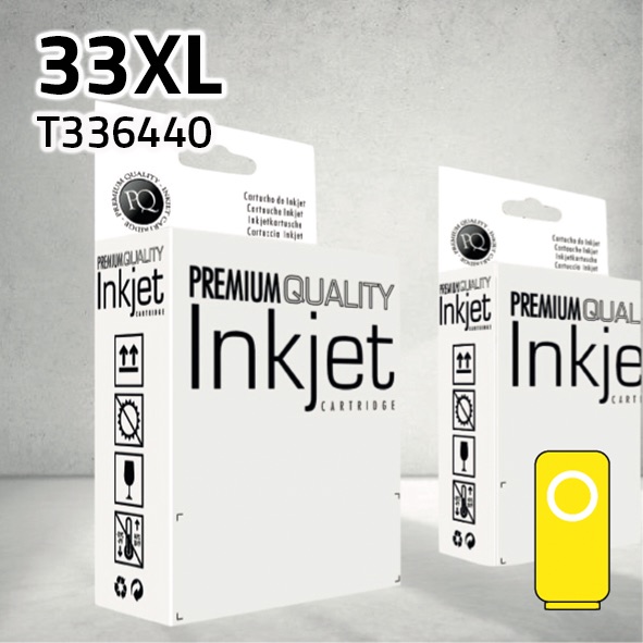 [CLECT3364XY] Cartucho Epson T336440 (33XL) amarillo | 11ml | compatible