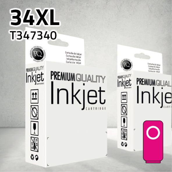 [CLECT3473XM] Cartucho Epson T347340 (34XL) magenta | 950 páginas | compatible
