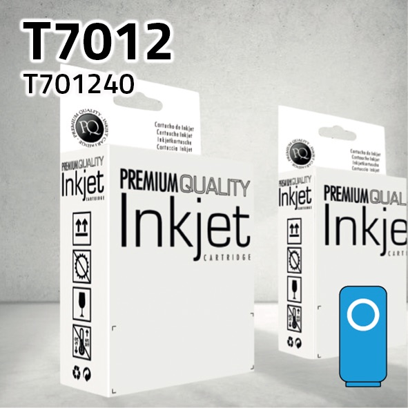 Marca Clone para Epson T70124010 Cian ( 45 ml)