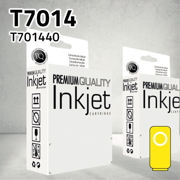 [CLECT7014Y] Cartucho Epson T70144010 amarillo | 45 ml | compatible