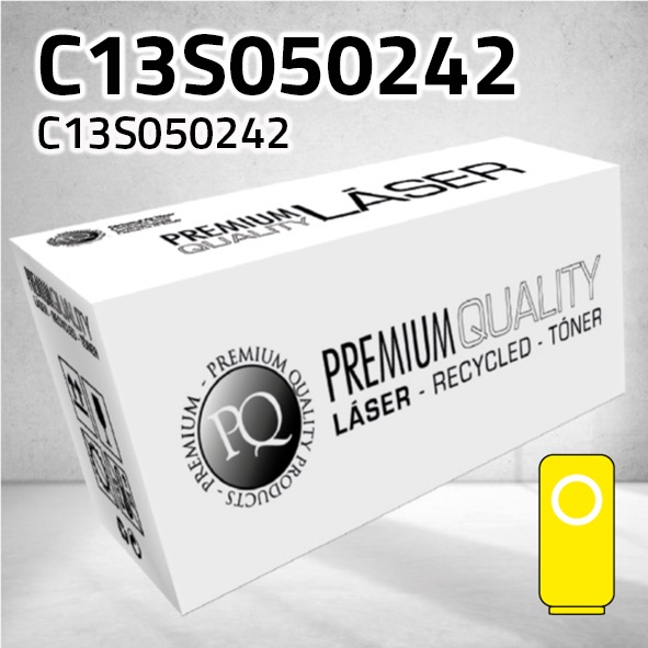 Marca Clone para Epson C13S050242 Kit Toner Amarillo (8.000 Copias)