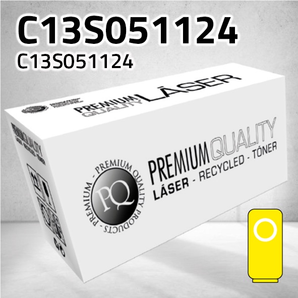 Marca Clone para Epson C13S051124 Toner Amarillo (8.000 Copias)