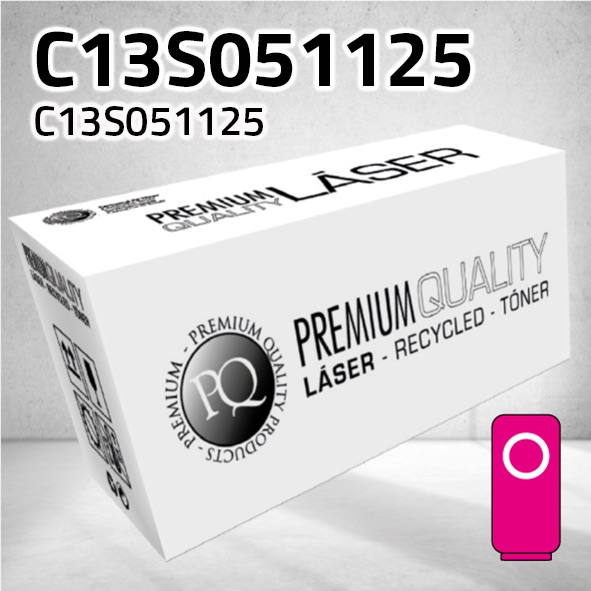 Tóner Epson C13S051125 magenta | 8.000 páginas | compatible
