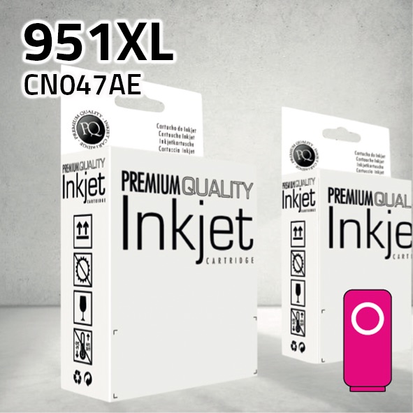 Cartucho HP (951XL) magenta | 30 ml | compatible