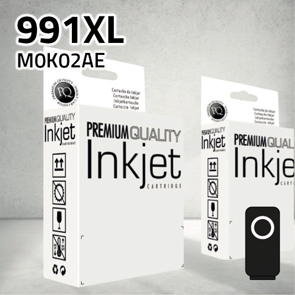 Marca Clone para HP M0K02AE (991XL) Negro (20.000 Copias) Tinta pigmentada