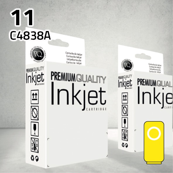 [CLHC4838Y] Cartucho HP C4838A (11) amarillo | 35 ml | compatible