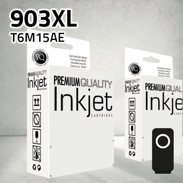 Marca Clone para HP T6M15AE (903XL) Negro (30 ml)