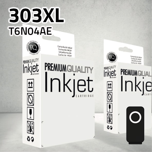 Cartucho HP T6N04AE (303XL) negro | 20 ml | compatible