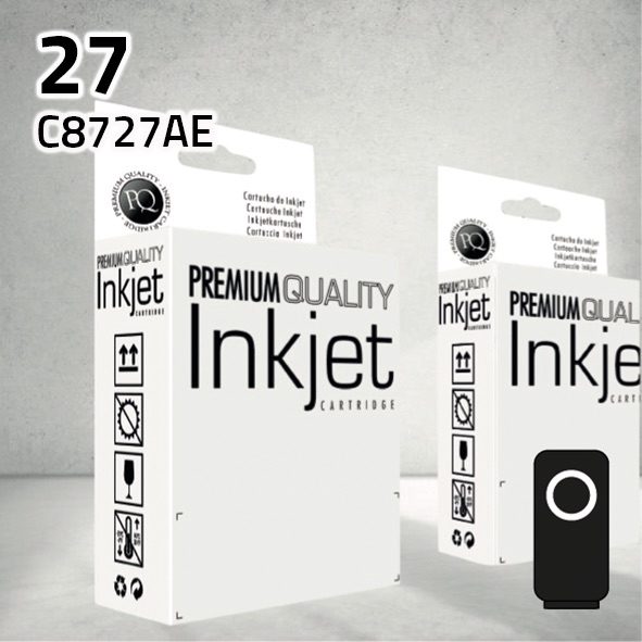 Marca Clone para HP C8727AE (27) Negro (15 ml)