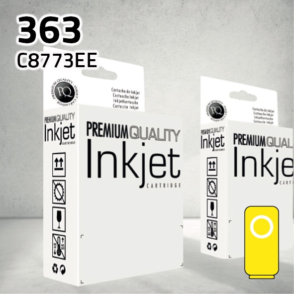 [CLHC773Y] Cartucho HP C8773EE (363) amarillo | 13 ml | compatible
