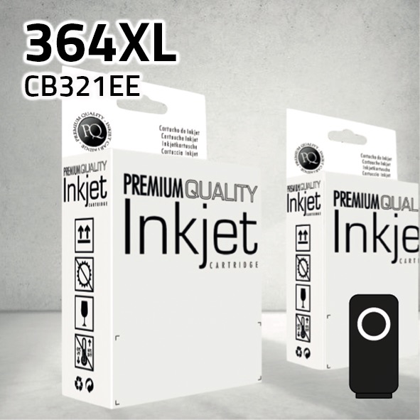 [CLHCB321XN] Cartucho HP CB321EE (364XL) negro | 24 ml | compatible