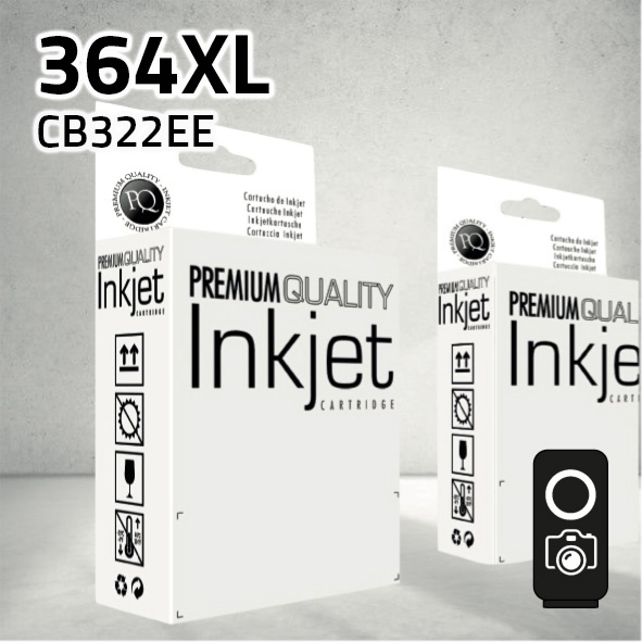Marca Clone para HP CB322EE (364XL) Negro Photo (15 ml)