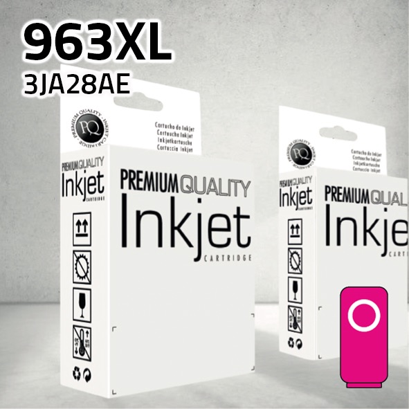 Cartucho HP 3JA28AE (963XL) magenta | 1.600 páginas | compatible