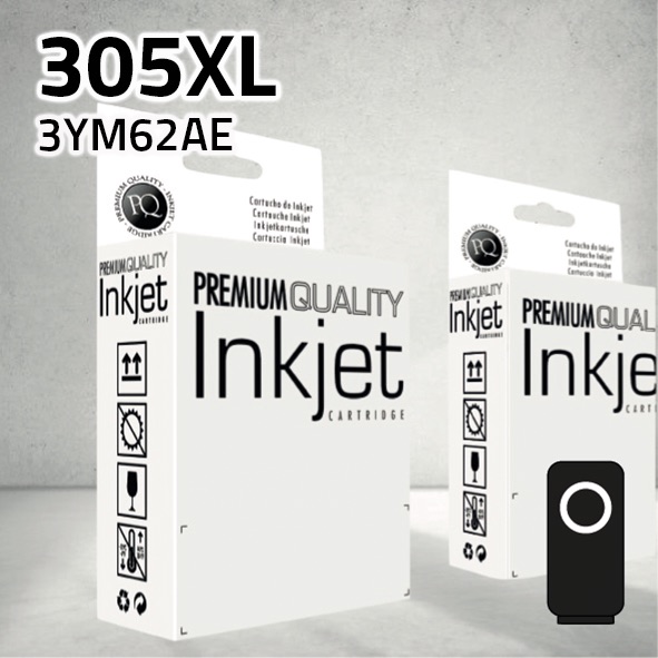 Marca Clone para HP 3YM62AE (305XL+XXL) Negro (19 ml)