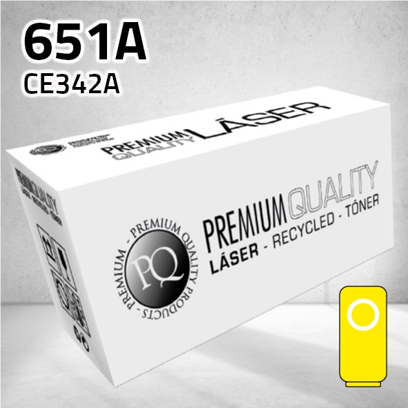 Marca Clone para HP CE342A (651A) Amarillo (16.000 Copias)