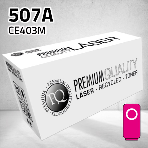 Tóner HP CE403A (507A) magenta | 7.500 páginas | compatible