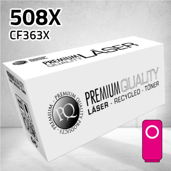 [CLHTF363XM] Tóner HP CF363X (508X) magenta | 9.500 páginas | compatible