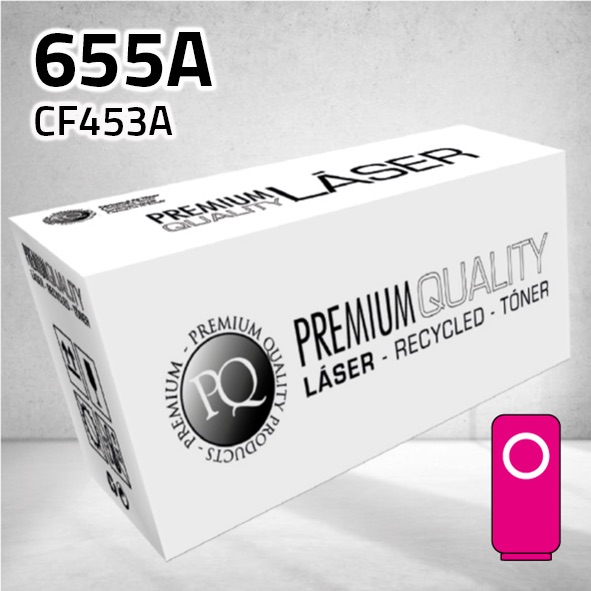 Tóner HP CF453A (655A) magenta | 10.500 páginas | compatible