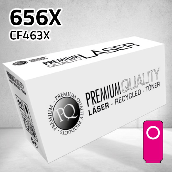 [CLHTF463XM] Tóner HP CF463X (656X) magenta | 22.000 páginas | compatible