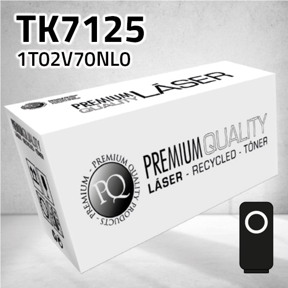 [CLKT7125N] Tóner Kyocera TK7125 negro | 20.000 páginas | compatible