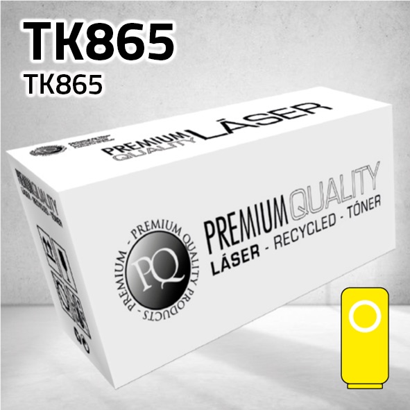 [CLKT865Y] Tóner Kyocera TK865 amarillo | 12.000 páginas | compatible
