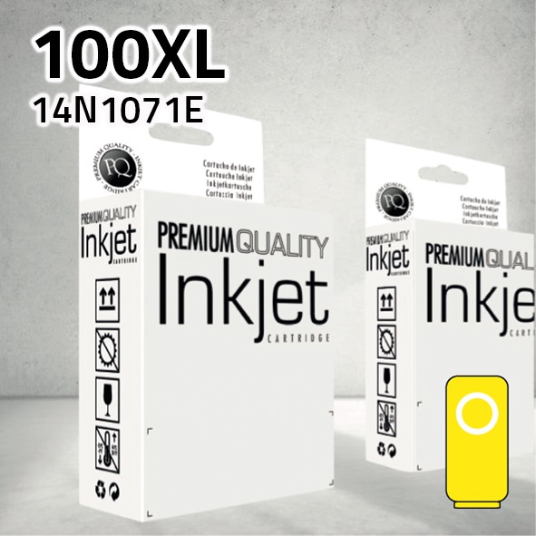 [CLLC0902Y] Cartucho Lexmark (100XL) amarillo | 12 Ml | compatible