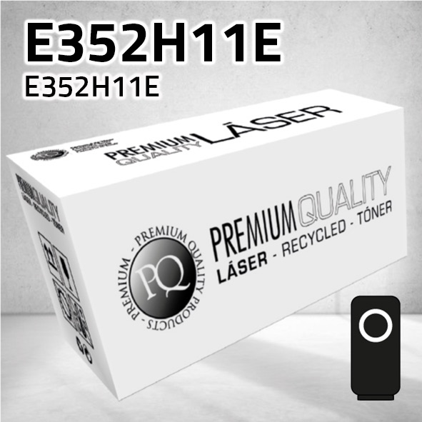[CLLTE350N] Tóner Lexmark E352H11E negro | 9.000 páginas | compatible