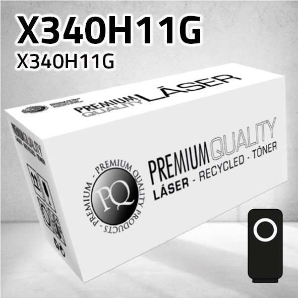 Tóner Lexmark X340H11G negro | 6.000 páginas | compatible