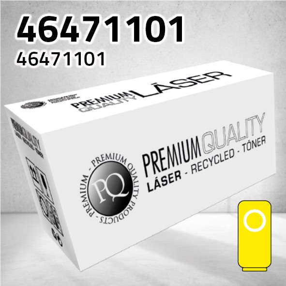 [CLOT1101Y] Tóner OKI 46471101 amarillo | 7.000 páginas | compatible