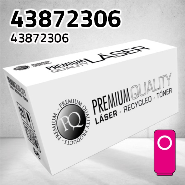 Tóner OKI 43872306 magenta | 2.000 páginas | compatible