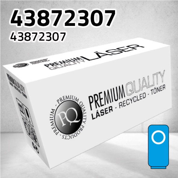 [CLOT2307C] Tóner OKI 43872307 cian | 2.000 páginas | compatible