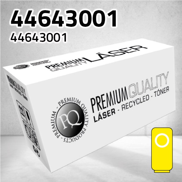 Tóner OKI 44643001 amarillo | 7.300 páginas | compatible