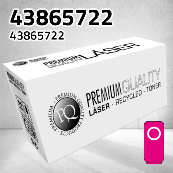 Tóner OKI 43865722 magenta | 6.000 páginas | compatible
