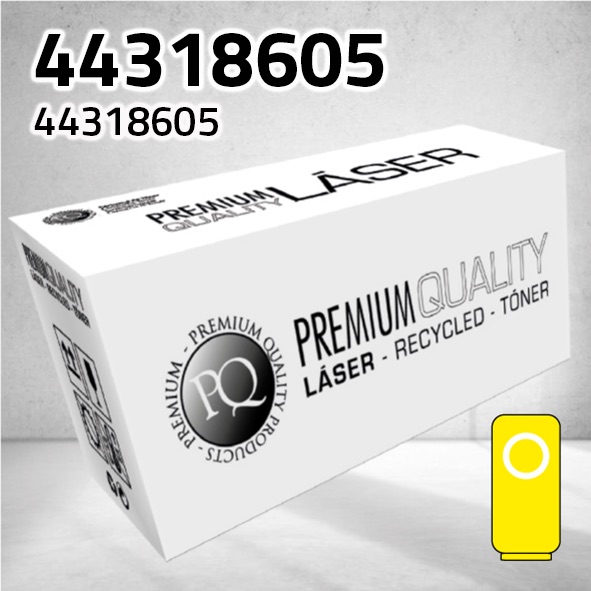 Marca Clone para Oki 44318605 Toner Amarillo (11.000 Copias)