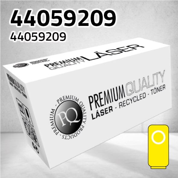 [CLOT9209Y] Tóner OKI 44059209 amarillo | 10.000 páginas | compatible