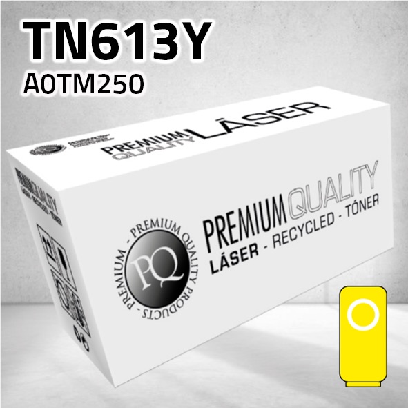 Tóner Konica Minolta A0TM250 (TN613Y) amarillo | 40.000 páginas | compatible