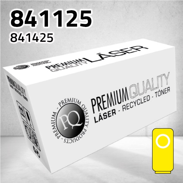 Marca Clone para Ricoh 841125 Kit Toner Amarillo (15.000 Copias)