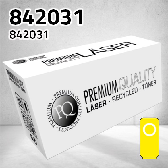 Marca Clone para Ricoh 842031 Kit Toner Amarillo (15.000 Copias)