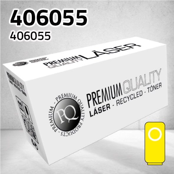 [CLRT6055Y] Tóner Ricoh 406055 / 406147 amarillo | 2.000 páginas | compatible