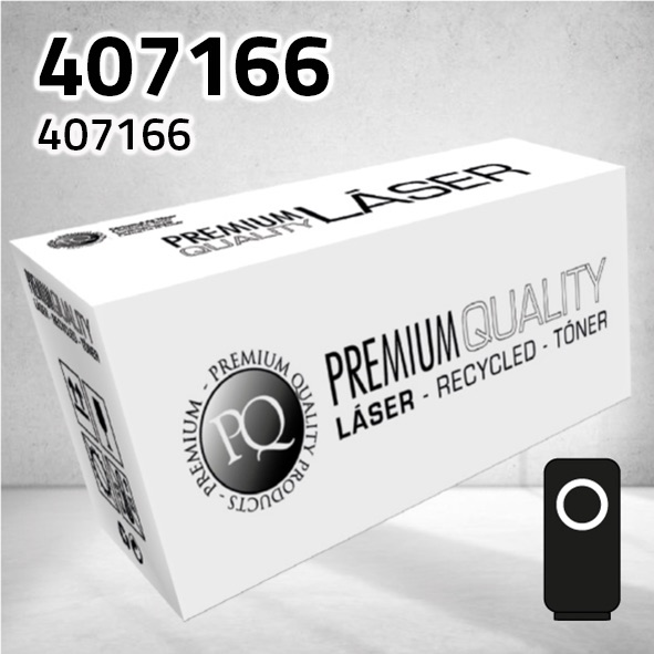 [CLRT7166N] Tóner Ricoh 407166 negro | 1.200 páginas | compatible