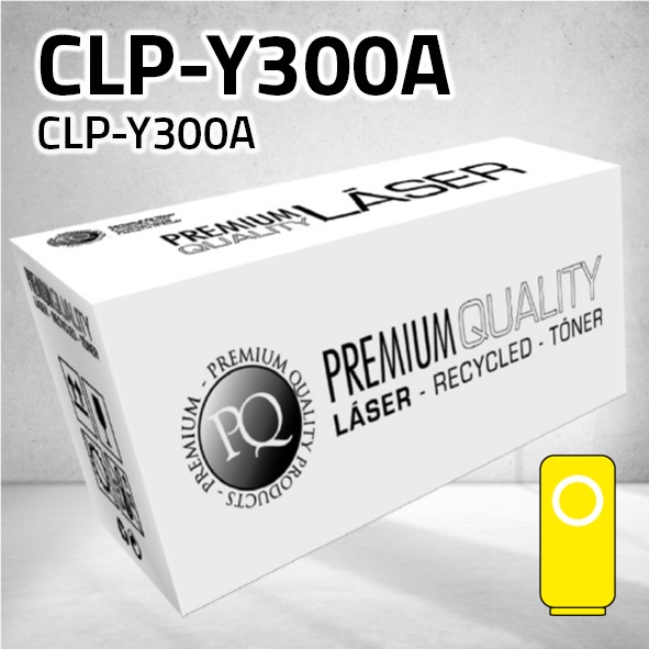 Tóner Samsung CLP-Y300A / ELS amarillo | 1.100 páginas | compatible