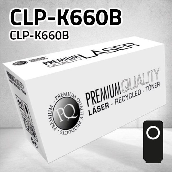 Tóner Samsung CLP-K660B negro | 5.500 páginas | compatible