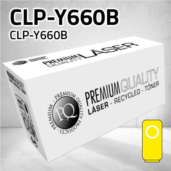 Marca Clone para Samsung CLP-Y660B Kit Toner Amarillo (5.000 Copias)