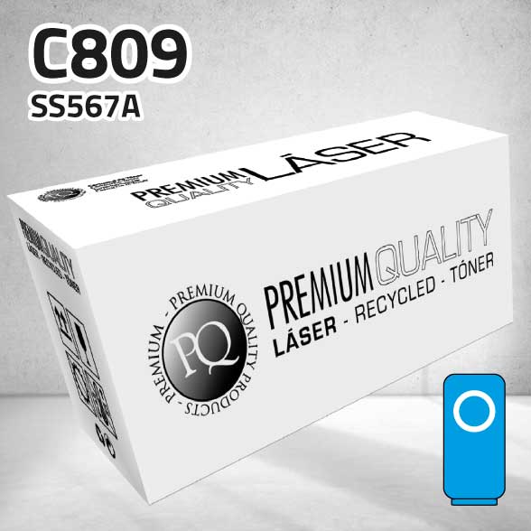 Marca Clone para Samsung C809 (SS567A) Kit Toner Cian (15.000 Copias)