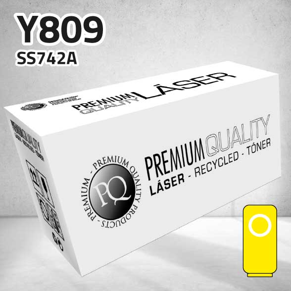 Tóner Samsung Y809 (SS742A) amarillo | 15.000 páginas | compatible