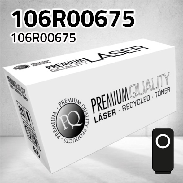 [CLXT0675N] Tóner Xerox 106R00675 negro | 8.000 páginas | compatible